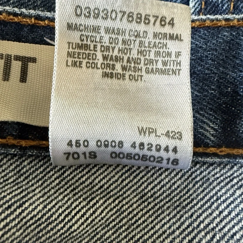 Vintage Levis 505 Jeans Mens‎ 42x30 Regular Fit Straight Leg 100% Cotton Denim